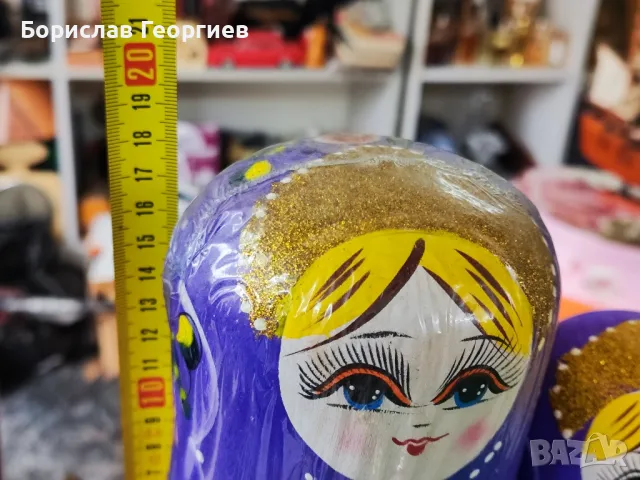 Матрьошка шест части, снимка 4 - Антикварни и старинни предмети - 49741048