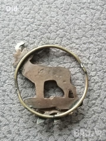 Стара бронзова апликация, снимка 3 - Антикварни и старинни предмети - 32064934