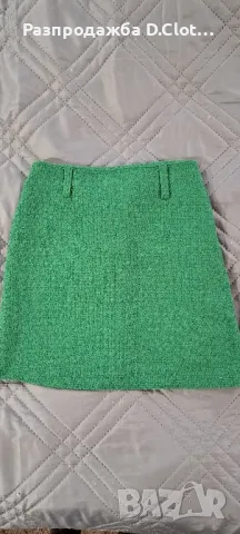 зелена пола букле XS/S, снимка 3 - Поли - 49062946