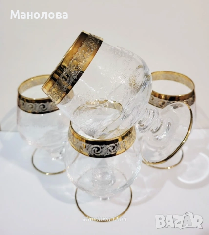 Комплект кристални чаши Murano Medici за допълнение на сервиз., снимка 7 - Други ценни предмети - 53183842