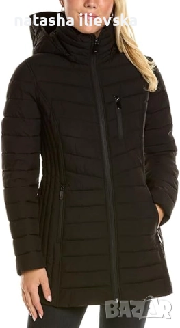 Nautica Women's Stretch Puffer Jacket, снимка 3 - Сака - 52467163