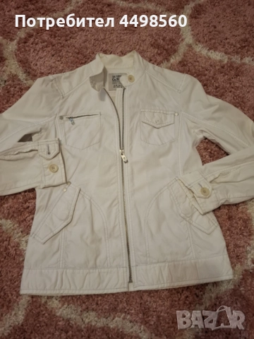 Дамско Бяло Яке , снимка 3 - Якета - 51468254