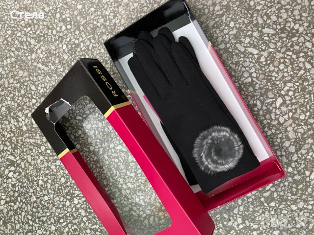 Италиански дамски ръкавици Rossi, нови, с етикет, снимка 7 - Ръкавици - 35254623