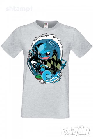 Мъжка тениска Pokemon Squirtle,Анимация,игра,Празник,Повод,, снимка 5 - Тениски - 38122350