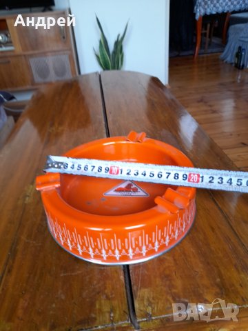 Стар емайлиран пепелник, снимка 5 - Други ценни предмети - 36792592