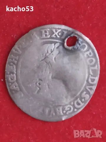 6 кройцера  Кралство Унгария., снимка 2 - Нумизматика и бонистика - 47036923