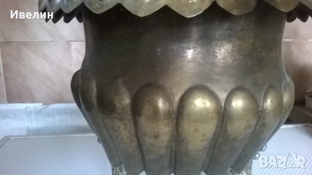 стар бароков мангал от бронз, снимка 3 - Антикварни и старинни предмети - 29302065
