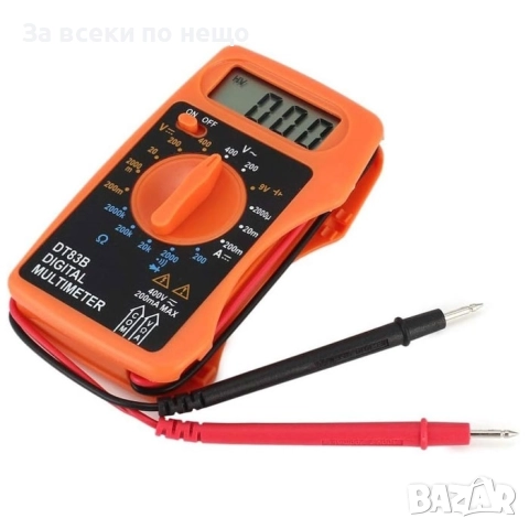Дигитален мултиметър DT83B  263 – Мини мултицет с ръчен избор на обхват, снимка 2 - Други инструменти - 52332059