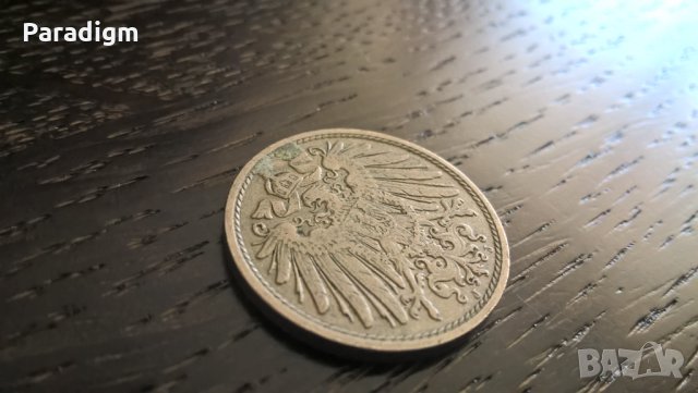 Райх монета - Германия - 10 пфенига | 1911г.; серия J, снимка 2 - Нумизматика и бонистика - 30733311