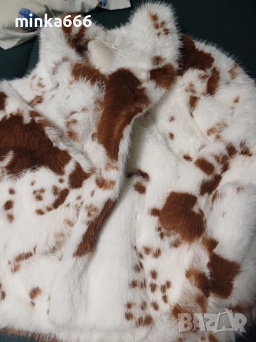 Естествен косъм палто., снимка 2 - Палта, манта - 52923708