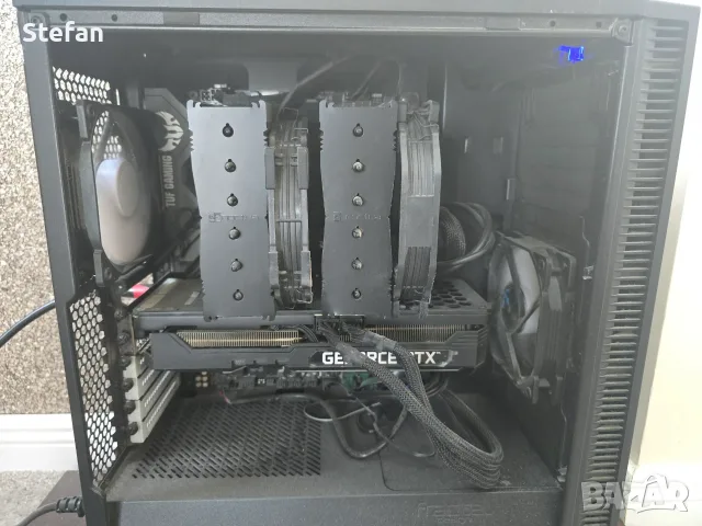 Мощен геймърски компютър 3070 Ti Ryzen 7 3800X 32 GB Ram DDR4 SSD HDD