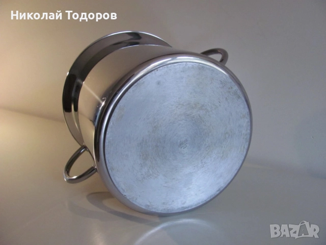 Alessi - дизайнерски комплект (тенджера) за приготвяне на паста, снимка 8 - Съдове за готвене - 52522575