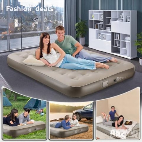 Ново Надуваемо легло матрак Подложка за спане сън къмпинг туризъм път, снимка 8 - Надуваеми легла - 42521919