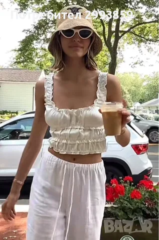 шапка Селин*Celine TRIOMPHE Bucket hat, снимка 12 - Шапки - 55842006