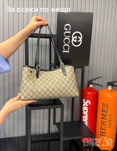 Gucci Дамска Чанта Гучи - Различни Цветове Код SB-63, снимка 5 - Чанти - 55725105