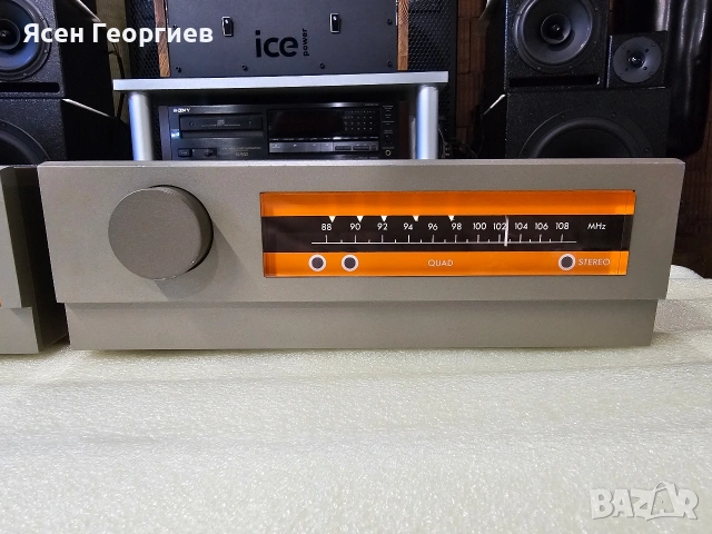 Quad 33 + Quad 303 + Quad FM3 – Класически британски Hi-Fi комплект, обслужен, снимка 3 - Аудиосистеми - 54334152