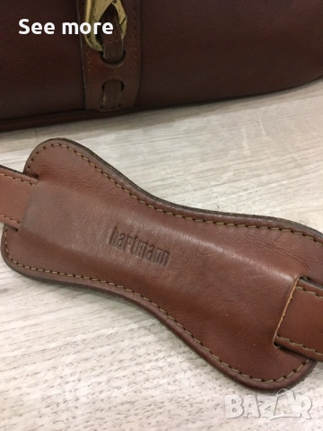HARTMANN Unisex Винтидж чанта кожа, снимка 2 - Чанти - 54001382