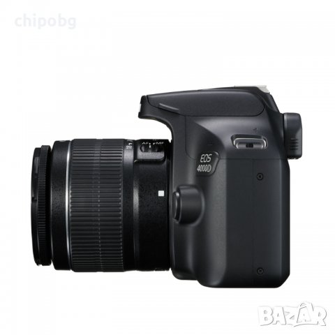 Огледално-рефлексен фотоапарат, Canon EOS 4000D, black + EF-s 18-55 mm DC III, снимка 3 - Фотоапарати - 38523405