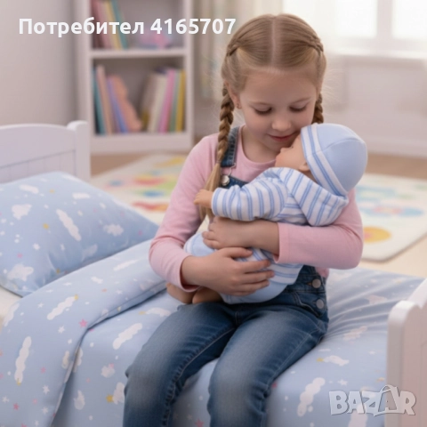 Кукла бебе с мигащи очички и зимни дрехи - Идеалният подарък за вашето дете, снимка 3 - Кукли - 52841350