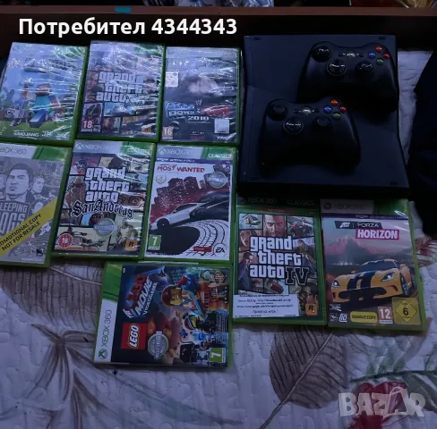 Xbox 360 със 2 контролера и игри, снимка 2 - Xbox конзоли - 48507891