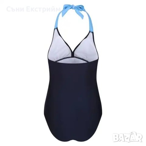 Дамски цял бански Regatta Flavia Costume Blue, снимка 6 - Бански костюми - 44338829
