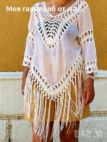 Блуза френска рС, снимка 8 - Блузи с дълъг ръкав и пуловери - 54313702