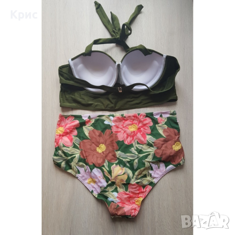 Бански костюм от две части, размер L, снимка 6 - Бански костюми - 44606308