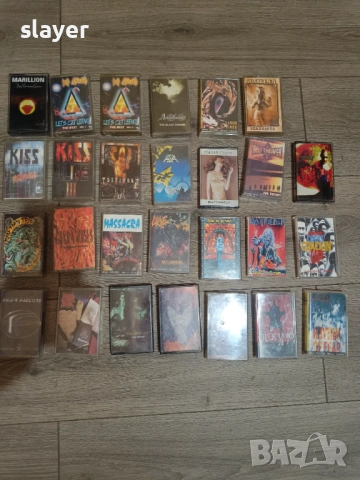 Лот аудио касети Def Leppard,Kiss,Guns,Iron Maiden