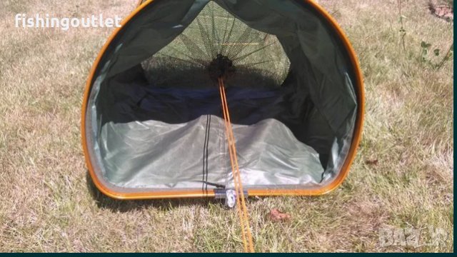  Гумиран живарник с метални обръчи и двоен отвор 2,5 мт + калъф 39 лв., снимка 7 - Такъми - 30906061