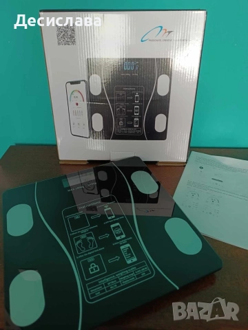 Кантар с възможност за измерване на индекса на телесните мазнини, снимка 10 - Други стоки за дома - 54020215