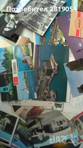 70 броя международни чужди пощенски картички някой от тях са пътували с марки и надписани , снимка 10 - Филателия - 40032924