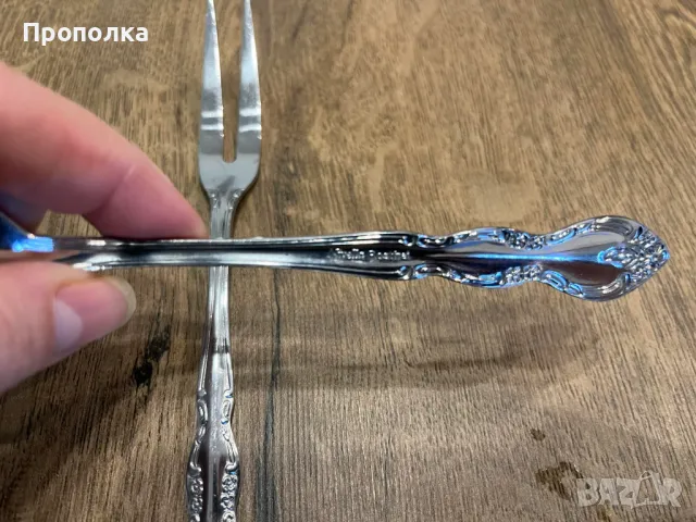  Комплект прибори за сервиране, чудесен бароков релеф Nivella → Обява 49265832 , снимка 6 - Прибори за хранене, готвене и сервиране - 49746885