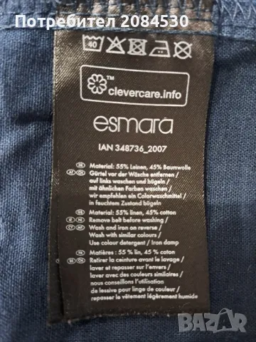  Туника лен памук  ESMARA -N42, снимка 7 - Туники - 49620607