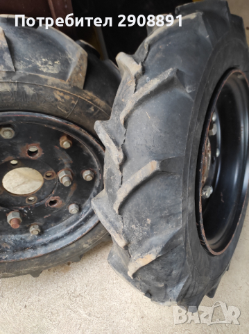Гуми с джанти за пловдивски мотоблок , снимка 2 - Градинска техника - 44816757