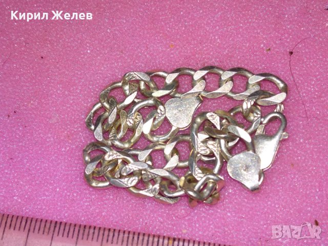 СТИЛНО ОРНАМЕНТИРАНА СРЕБЪРНА ГРИВНА СРЕБРО 925 ВИНТИДЖ ПЛЕТКА РЪЧНА БИЖУТЕРСКА ИЗРАБОТКА 43285, снимка 9 - Гривни - 44315418