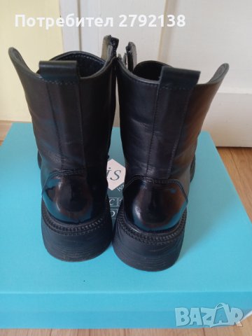Дамски боти от естествена кожа , снимка 4 - Дамски боти - 44459778