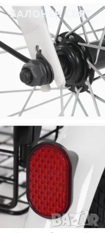 20 цола Велотриколка Сгъваемо колело с 3 гуми, снимка 10 - Велосипеди - 47670449