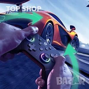 NYXI Chaos Switch Pro безжичен контролер/RGB LED подсветка-Nintendo Switch/Lite/OLED,програмируем, снимка 4 - Аксесоари - 49308720