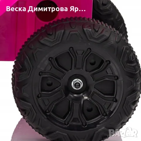 Детско акумулаторно ATV 6V 25W – Електрическо ATV с LED светлини за деца 1.5+ години, розово, снимка 5 - Коли, камиони, мотори, писти - 55996786