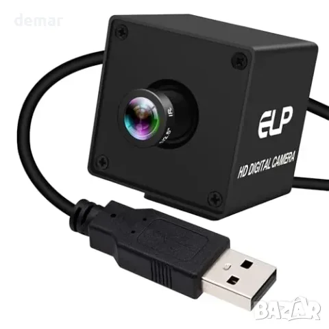 Индустриална USB камера ELP 12 MP, 1080p 120 fps, 16 мм обектив, снимка 2 - Камери - 55827402