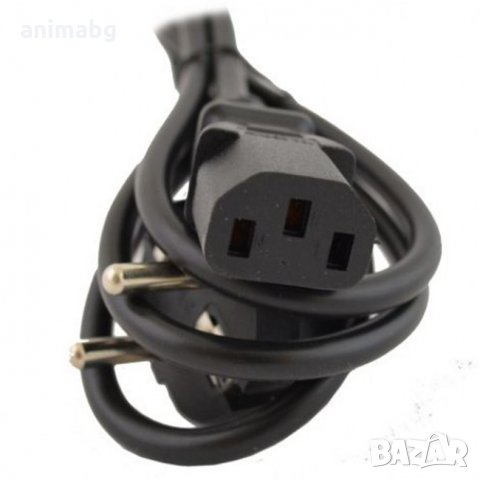ANIMABG Захранващ кабел за компютър 220V, снимка 1 - Друга електроника - 35550702