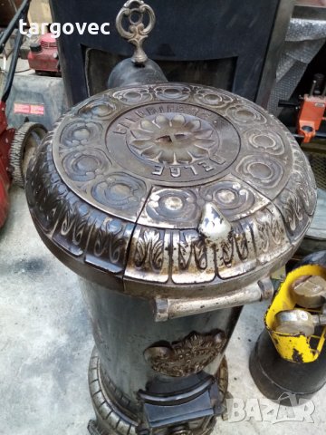 Старинна чугунена печка уникат , снимка 4 - Антикварни и старинни предмети - 30363016