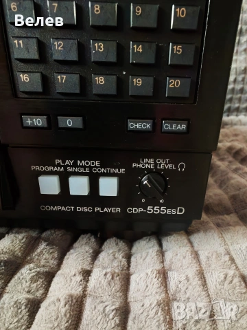 Sony Cdp-555esD, снимка 6 - Аудиосистеми - 53349951