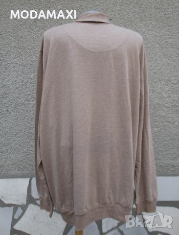 5XL Бежово полo Babista , снимка 5 - Блузи с дълъг ръкав и пуловери - 40121441