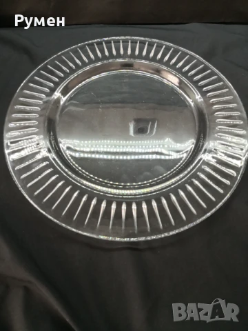 Голям кристален поднос 