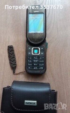 Nokia 7370 с оригинално калъфче кожа, снимка 1 - Nokia - 38572683