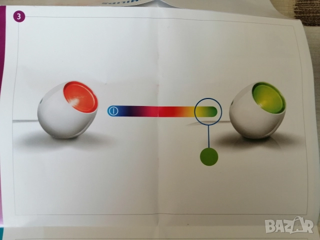 RGB LED лампа PHILIPS LivingColors Micro, снимка 12 - Лед осветление - 52921478
