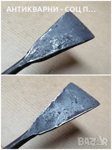 Стара Кована Огрибка, Стар Кован Инструмент / 70 см. , снимка 6 - Антикварни и старинни предмети - 44356611