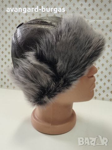 Дамска кожена шапка - 3 avangard-burgas, снимка 3 - Шапки - 44242179