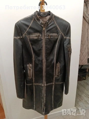 Дамско кожено яке Vera Pelle , снимка 3 - Якета - 52889265